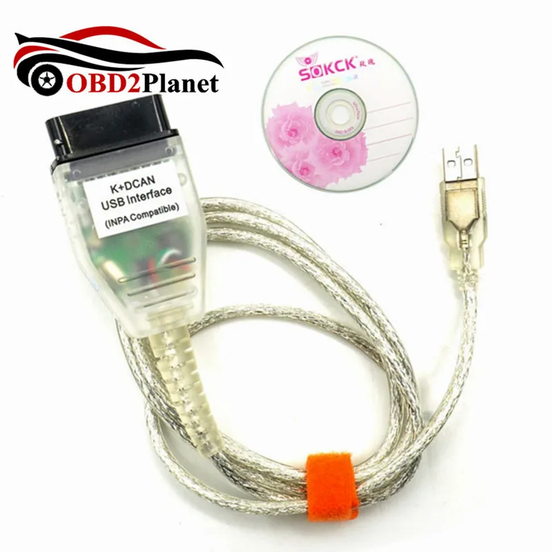 2017 для BMW INPA K + CAN с FT232RL или FT232RQ чип DCAN USB интерфейс OBD2 адаптер Разъем 20PIN|obd2 adaptor|k dcank