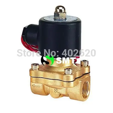 Бесплатная Доставка 1/2 ''Латунь Электромагнитный Клапан Нормально Закрытый