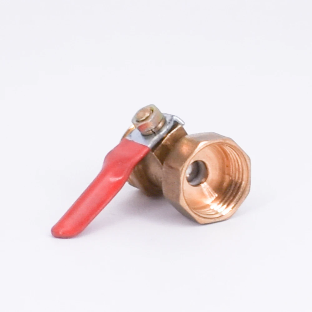 DN15 1/2 &quotBSP Женский x Мужской латунный шаровой клапан вода газ 57 PSI отверстие 7 мм с