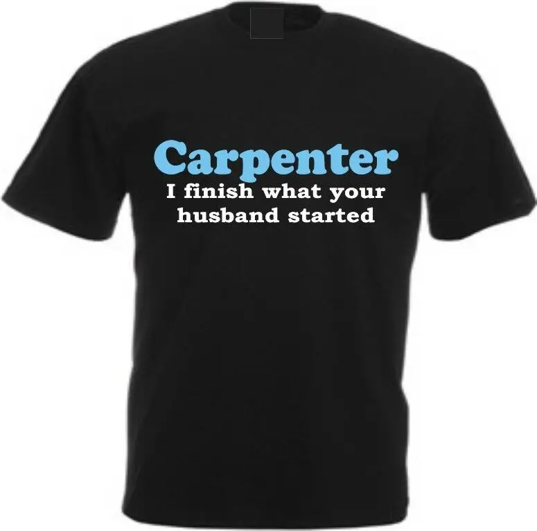 CARPENTER FINISH/футболка для мужчин подарок на день рождения Рождество Экологичная