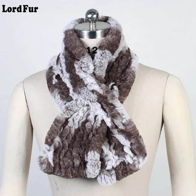 TopFurMall разноцветные женские модные осенне-зимние шарфы из натурального меха