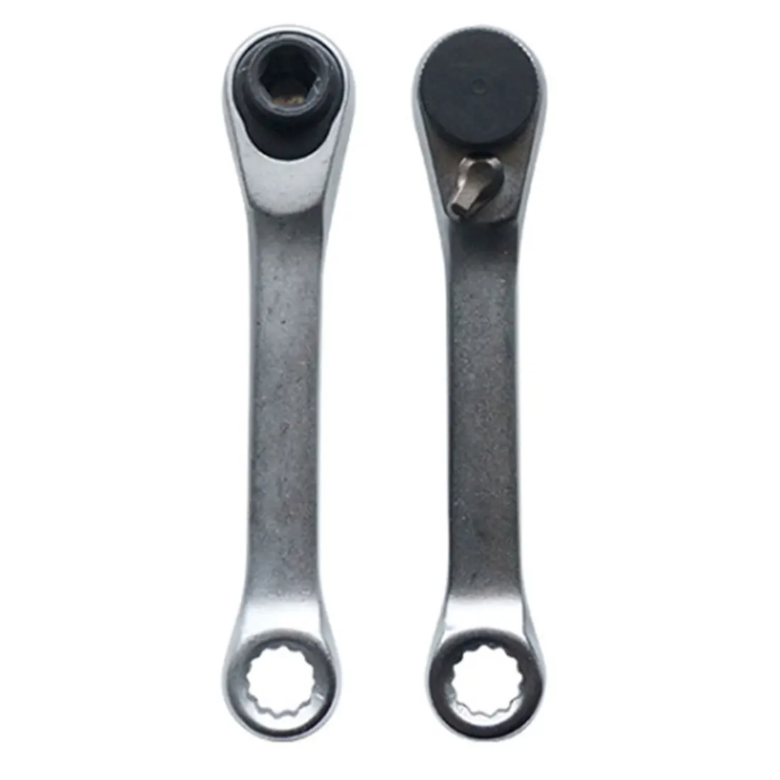 6.35mm Tail Wrench Ручные инструменты для ремонта 1/" мини-Трещоточный ключ двухсторонний Динамометрический торцевой ключ 72 зубьев гаечный ключ инструменты для ремонта - Цвет: 6.35mm Tail Wrench