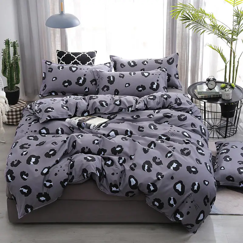 

2019 Newly design bedding set Duvet Cover Sets,leopard print Pattern Design