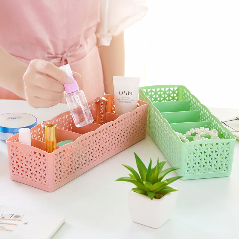 5 сеток корзина для хранения шкаф Органайзер макияжа инструменты косметический