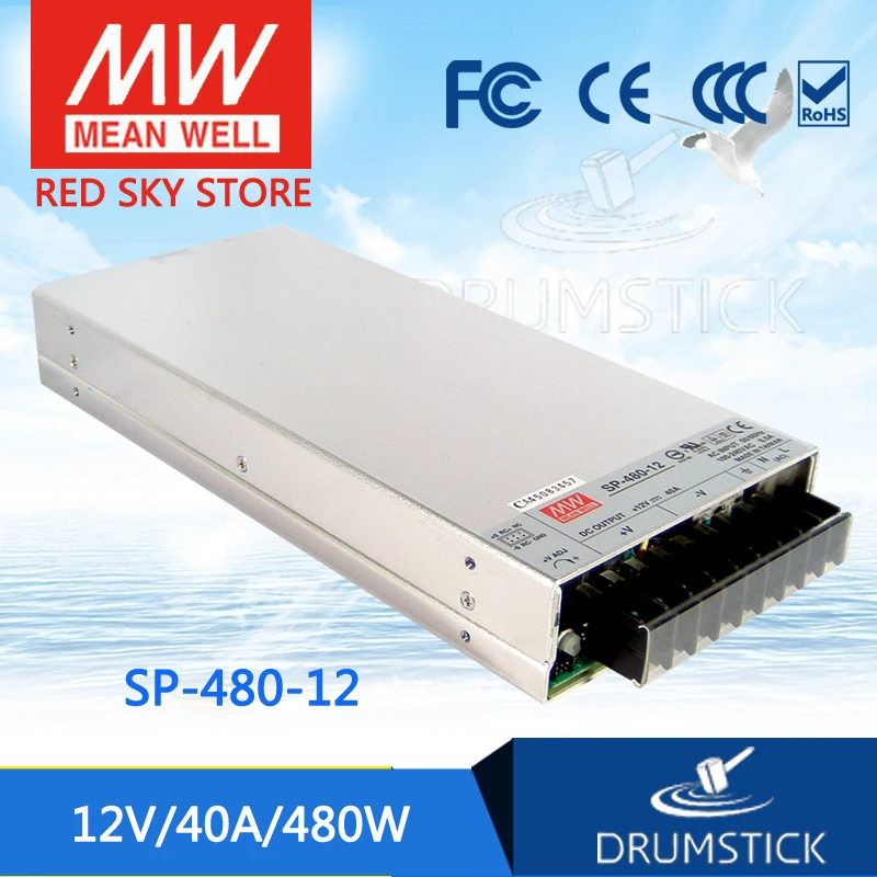 Meanwell SP 480 12 В 40 А meanwell Вт Один выход с PFC Функция питания [Real1]|12v 40a|12v 480w12v supply |