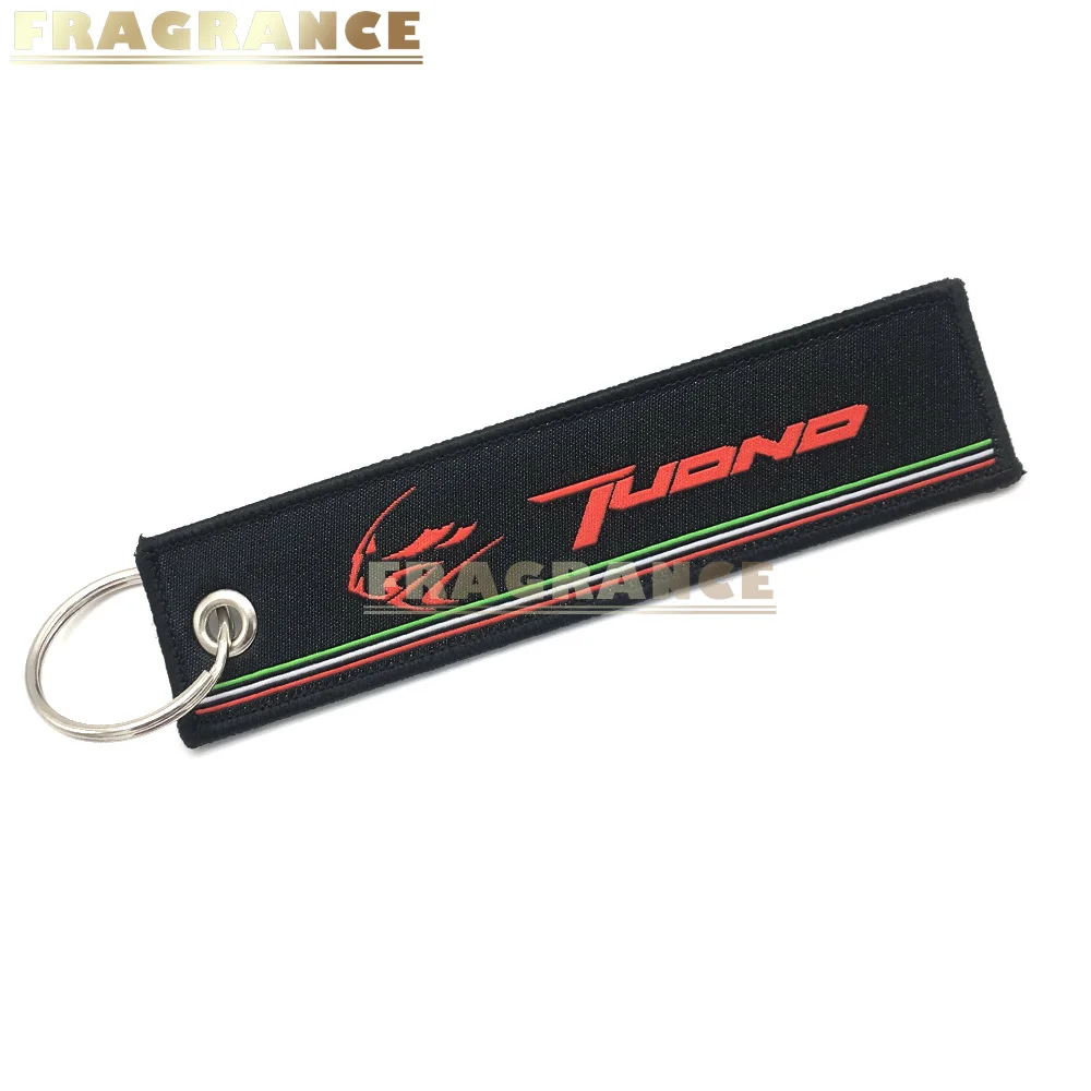 Для Aprilia TUONOV4 TUONO CAPANORD fusura1000tag цепочка для этикеток Черный Автомобильный брелок в