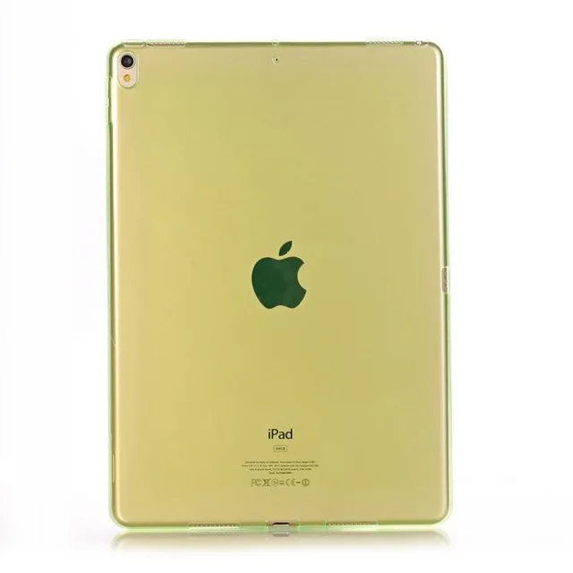 Чехол для Apple iPad air 3 10,5 мягкий ТПУ прозрачный силиконовый защитный чехол для iPad Pro 10,5+ ручка - Цвет: Зеленый