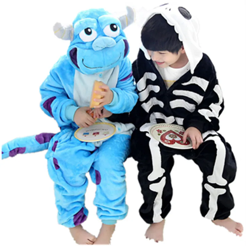 Малыш Монстры Sulley Салливан для детей рисунок Hello Kitty животного Onesie череп