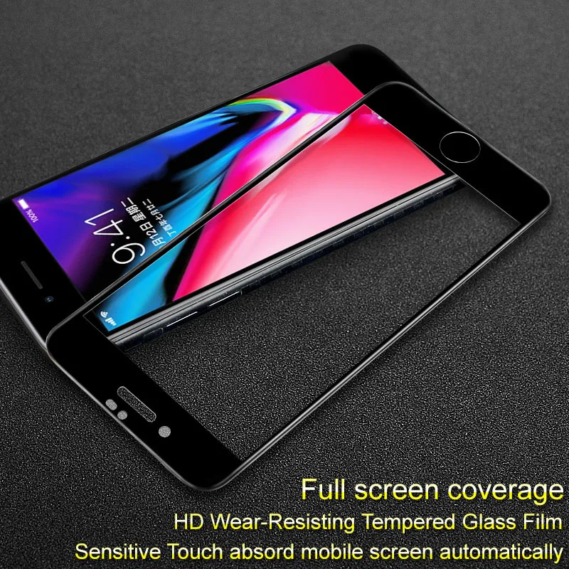3D изогнутое закаленное стекло для Apple iPhone 8 / Plus 9 H премиум-защита экрана Защитная