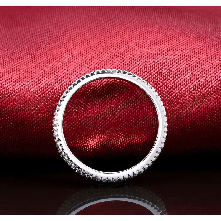 Женское кольцо на палец обручальное из стерлингового серебра 925 пробы уникальное