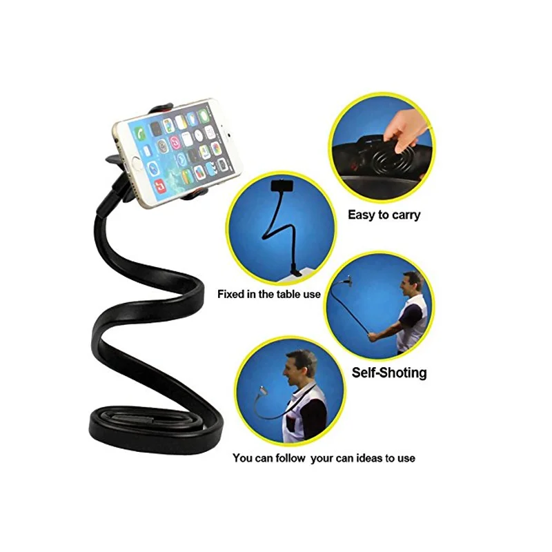 Универсальный Гибкий Настольный держатель для телефона с подставкой iPhone 12/11/X/8/7