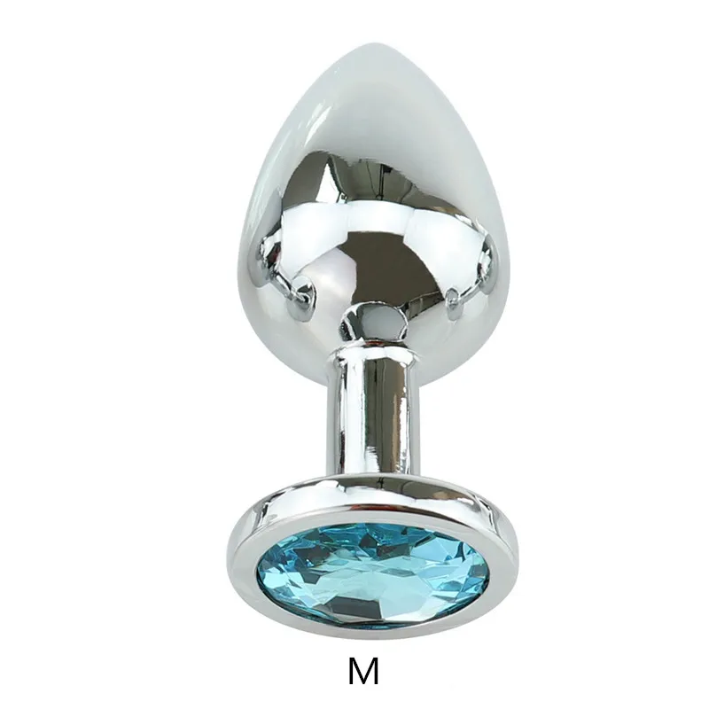 Маленький Средний Большой Нержавеющая Сталь Металл Анальный фаллоимитатор