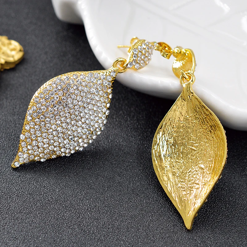 Солнечные ювелирные изделия большие свадебные серьги для женщин длинные висячие