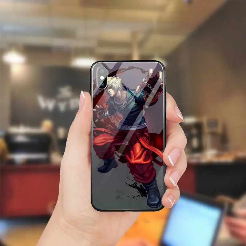 Закаленное Стекло случаи мобильного телефона Coque для Iphone 5 5s se 7 6 S 8 Plus X XR XS Макс