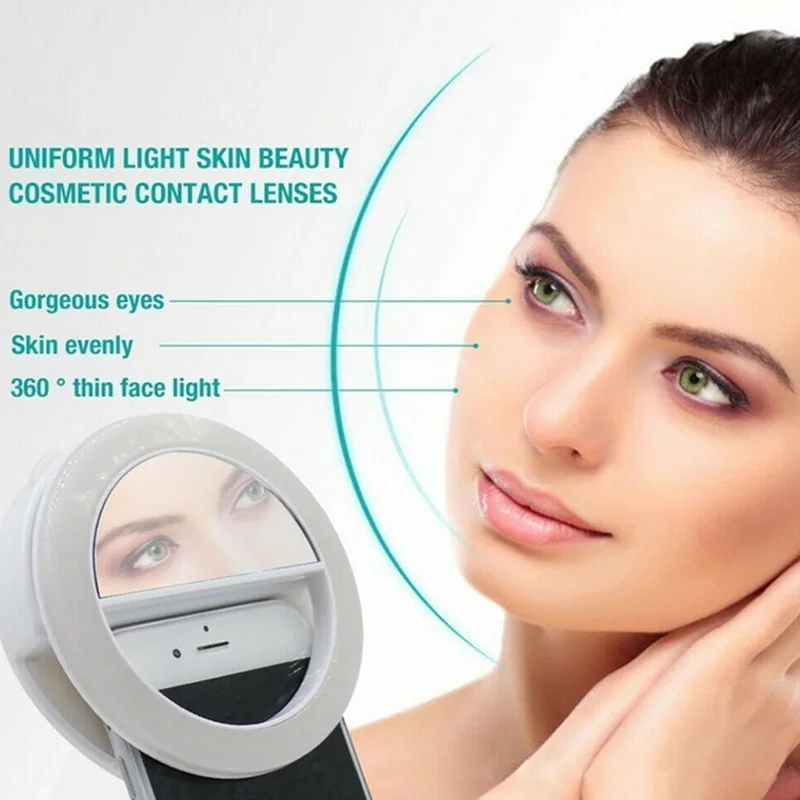 Портативный мини мобильный телефон светодиодный retardateur flash lens beauty fill light для