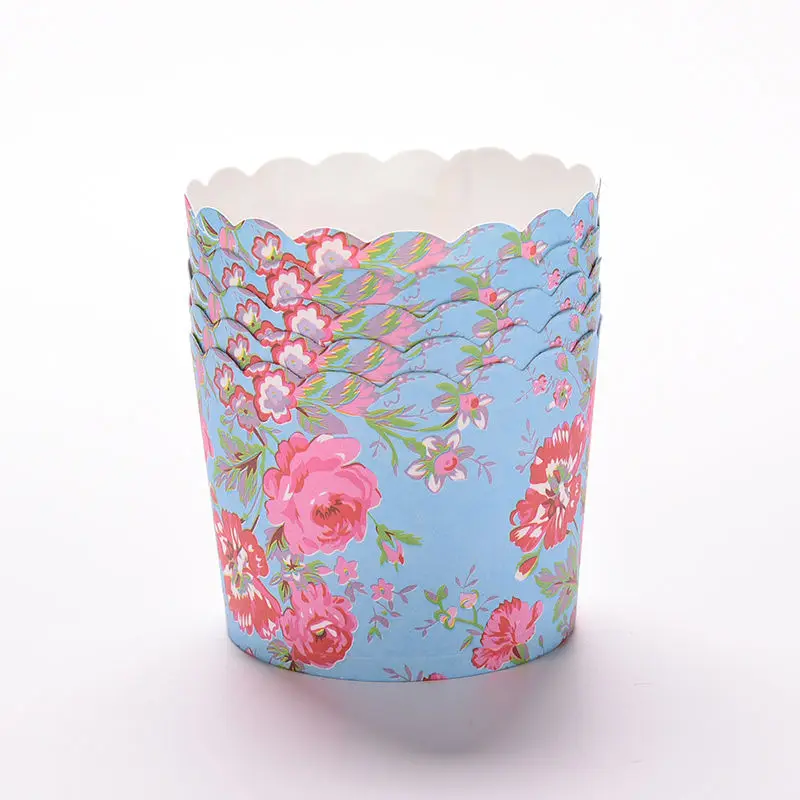 50Pcs Colorful Cute Paper Cake Cup Oven Baking Tools Tray Liners Muffin Kitchen Cupcake Cases | Дом и сад