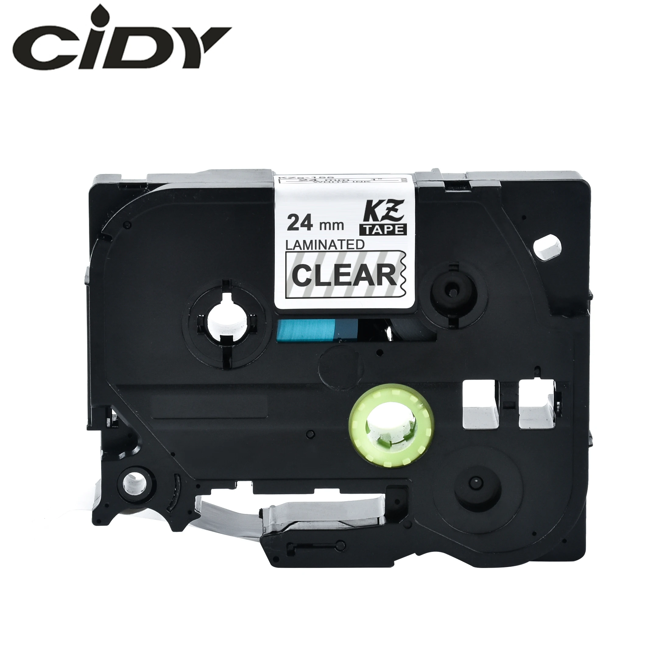 CIDY White on Clear Label Tape P Touch Совместимость для Brother TZ 155 TZe155 tze tz155 24 мм 8 м|Ленты принтеров|
