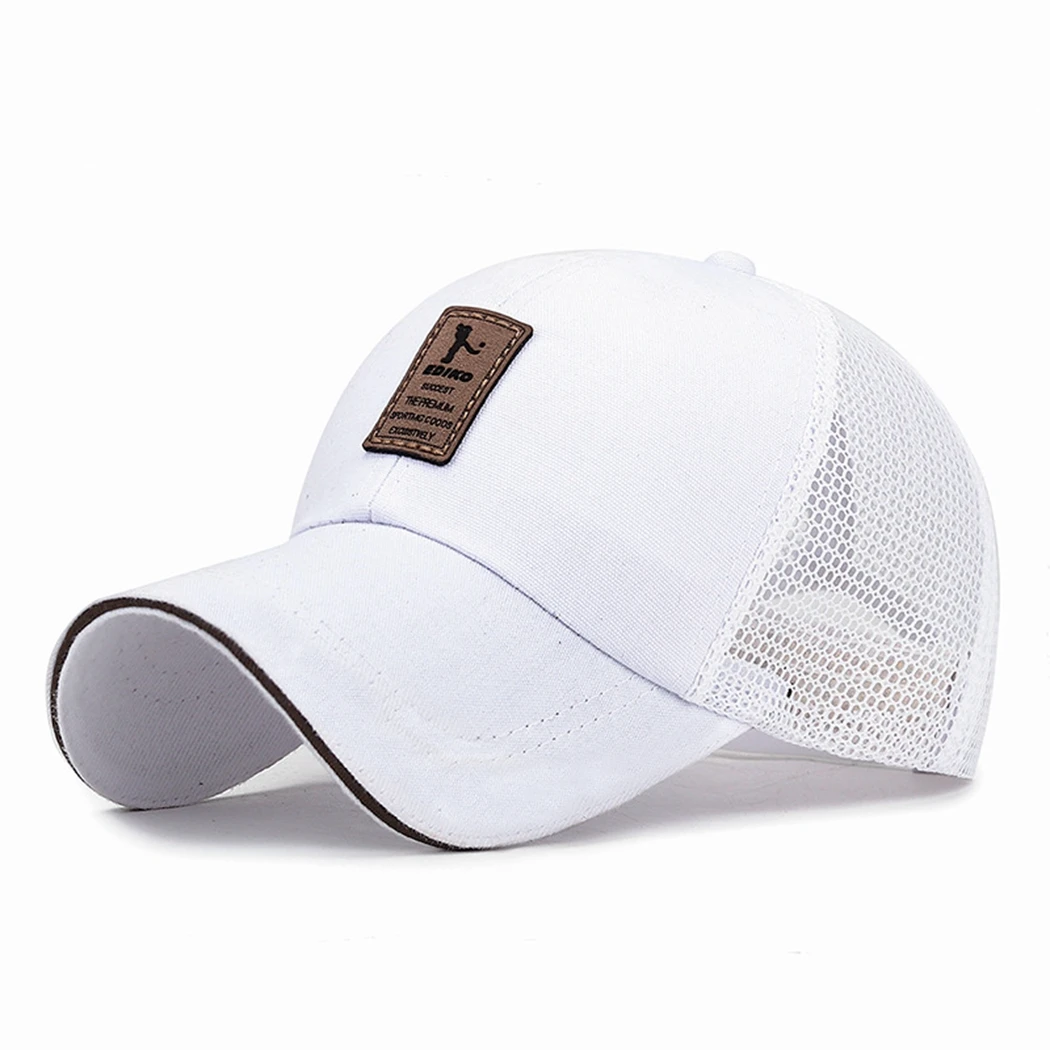 Летние бейсболки мужские и женские сетчатые дышащие мужская шляпа Snapback