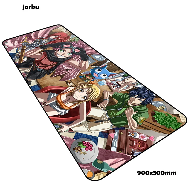 Size 900x300x2mm Коврик для мыши Феи хвост 900x300 мм коврик для ноутбука компьютерная мышь игровые аксессуары гаджет большие игровые коврики и чехлы игры pc gamer - Цвет: Size 900x300x2mm