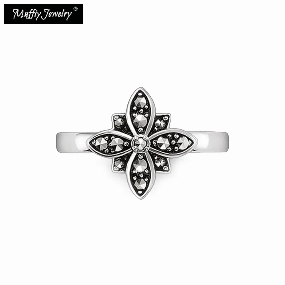 Кольцо Marcasite модные ювелирные украшения в европейском стиле для мужчин и женщин