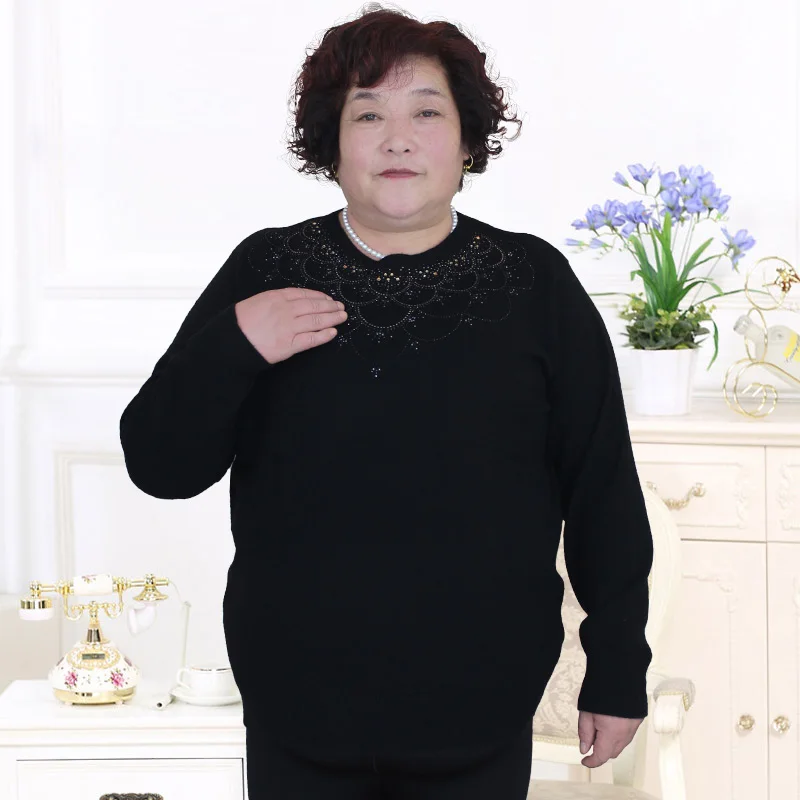 Middle-aged and old fashion oversize sweater PJ6035 |