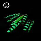 Светящаяся жесткая приманка QXO, Товары для рыбалки, металлический воблер-кальмар, гольян, зимняя морская подледная рыбалка, свинцовая микро-утка, Спиннер, приманка