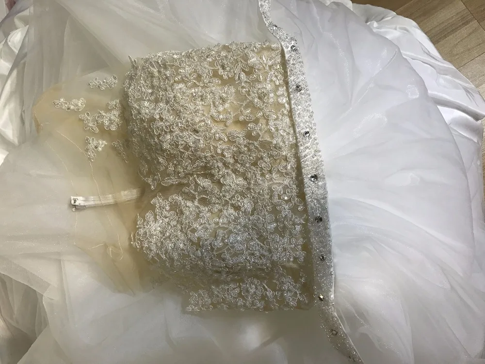 2019 Свадебное Платье Amanda Novias без рукавов со стразами|robe de mariage|sash wedding dressvestidos novia |