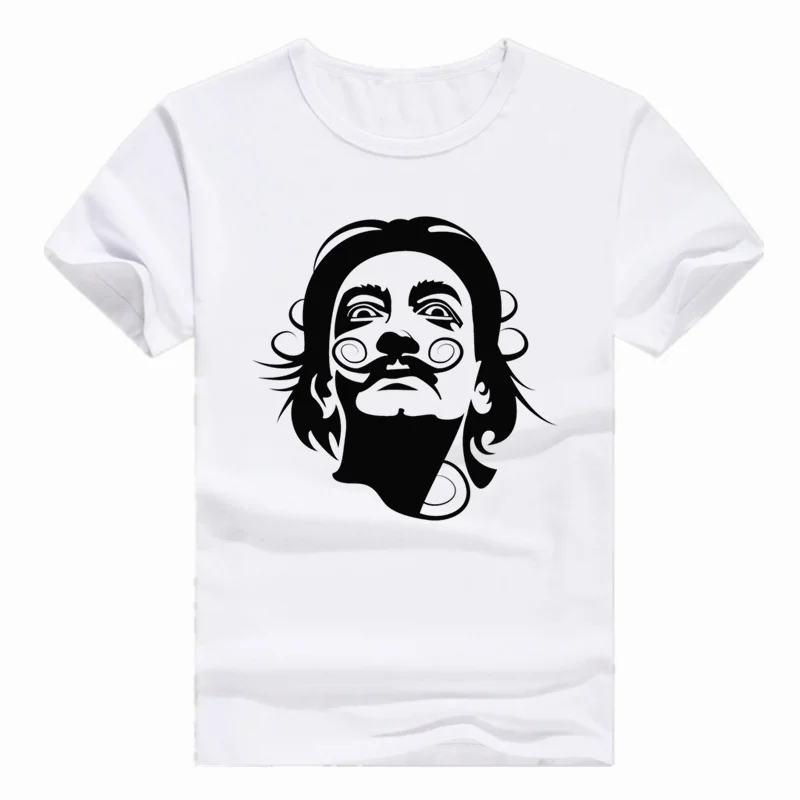 Футболка азиатского размера с принтом Salvadore Dali Tribute футболка коротким рукавом и