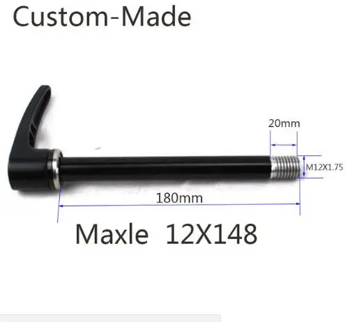 Зеленый Задняя ось с Maxle 12X142 мм на заказ велосипедная ось 12X135 12X148 12X150 ABP 12X142 ABP Boost 12X148 - Цвет: Зеленый