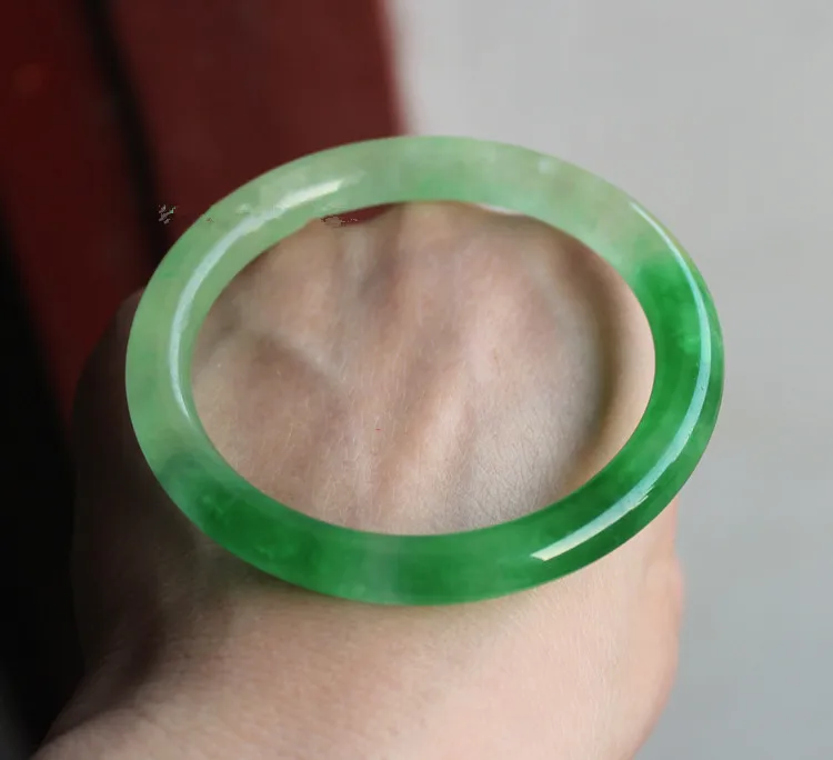 Нефрита бирмы лед виды плавающие зеленый ян нефрит браслет круглый бар|jade bracelets