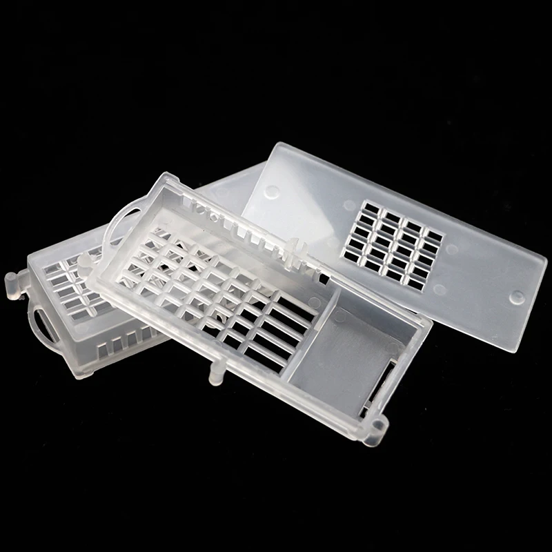 100 Pcs Queen Bee Transport Cages Beekeeping Rearing Cages Push-pull King Bee Hive Prisoners Bee Box tools Beekeeper Wholesales