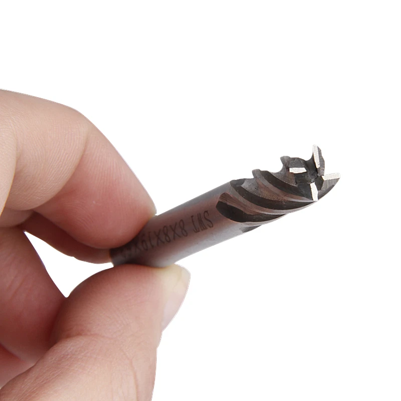 фреза 7 шт. Карбид фрезы по дереву 4 флейты HSS Диаметр 1.5 мм 8 ЧПУ Бит Комплект