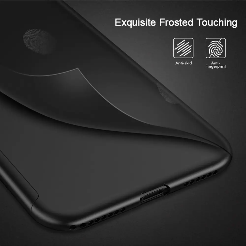 HOPCHAM красный чехол с полным покрытием на 360 градусов для iPhone 7 6 6s чехлами из