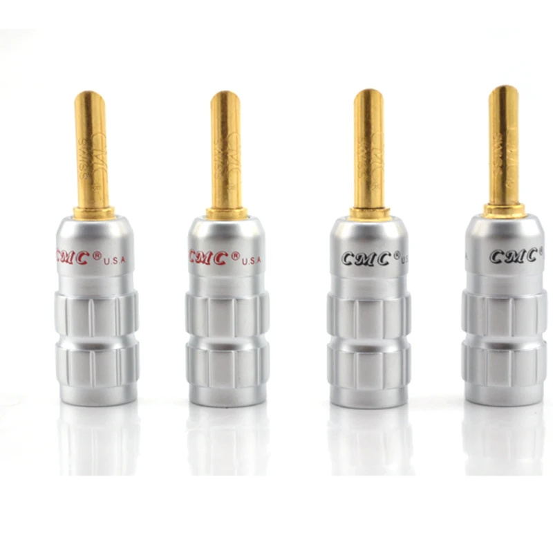 CMC Чистый медный кабель динамика банановые Вилки Аудио ранг разъем|audio grade|speaker cable