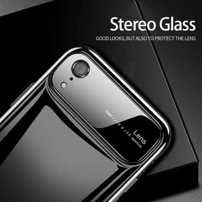 Bling Smooth Mirror Hard Phone Cases For iPhone X 7 8 6s Plus Camera Protector 360 Cover iPhoneX 10 Lens Piano coque | Мобильные