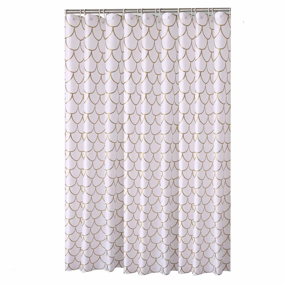 Современные золотые сетчатые дизайнерские водоотталкивающие тканевые душевые