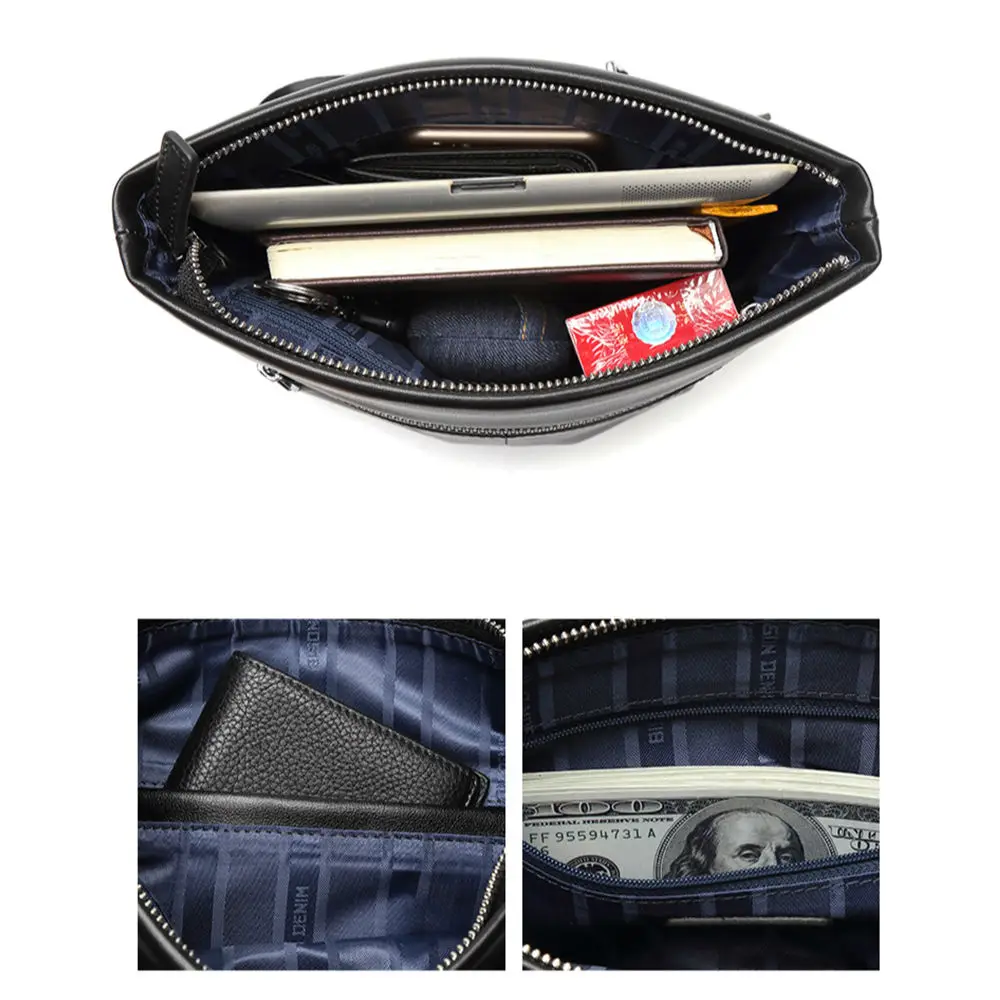 Бизон джинсовые коровьей Пояса из натуральной кожи 10.5 &quotCrossbody сумка мужская