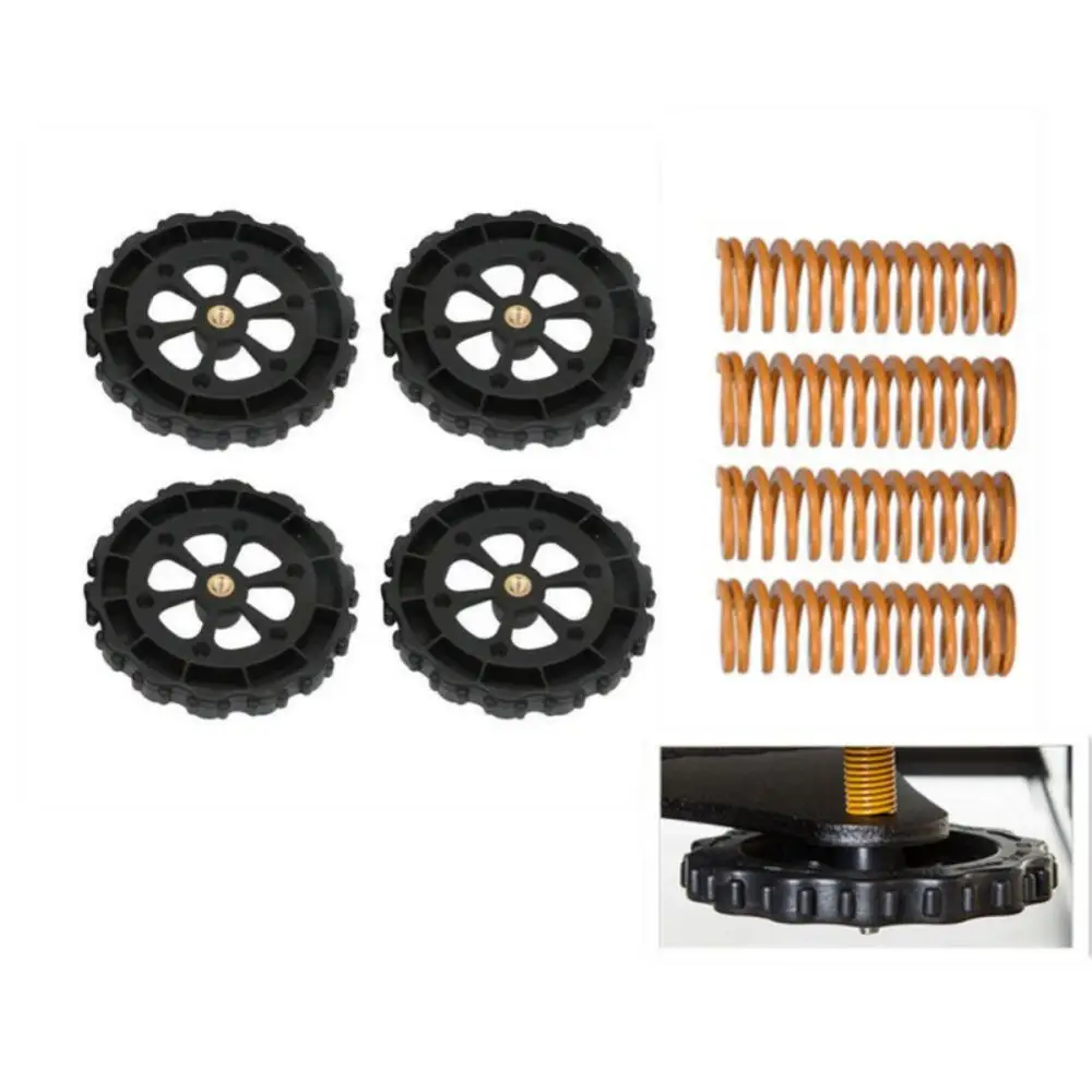 4 шт. модернизированная нивелирующая гайка + Горячая пружинная кровать для Ender 3/5