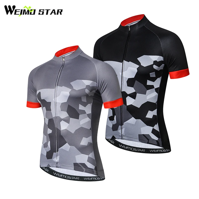 Weimostar Для мужчин Велоспорт трикотаж велосипед s roupa ciclismo Майо Ciclismo Камуфляж серый