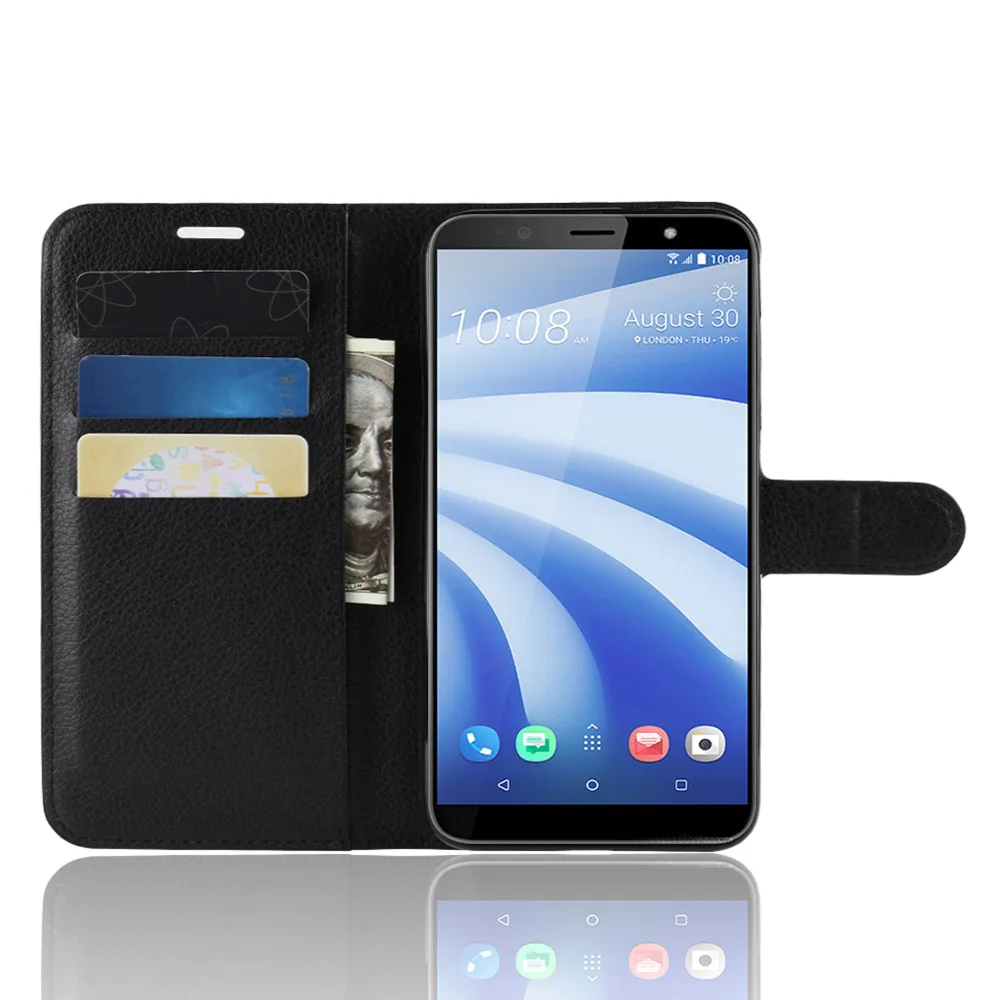 Брендовый модный защитный чехол для HTC U12 Life из искусственной кожи|Чехлы-портмоне|
