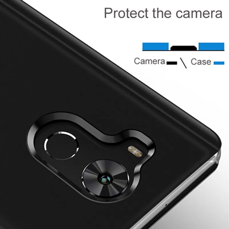 Зеркальный чехол для Huawei Mate 8 9 10 Pro Lite P8 P9 P10 Plus P20 Smart View Window Stand Flip Case Coque Fondas |