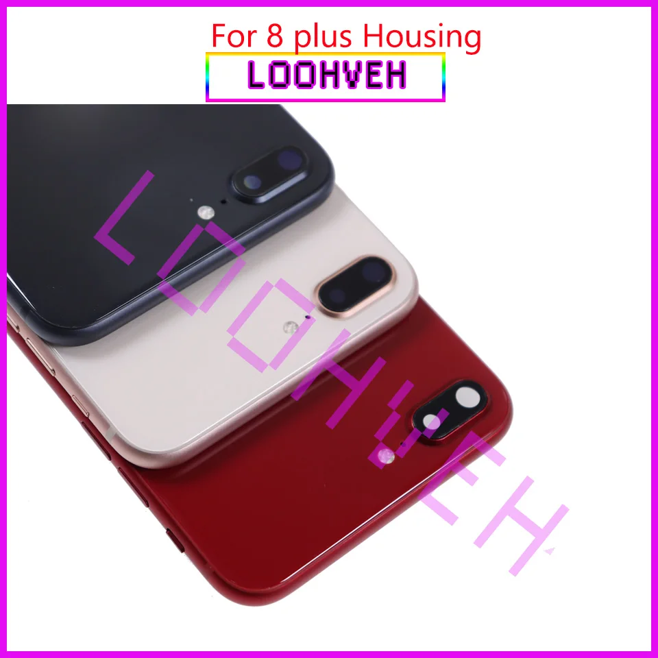 Новинка для iphone 8 8G или 8 Plus X полная сборка корпуса задняя средняя рамка Корпус батареи корпус с гибким кабелем CE логотип стекло