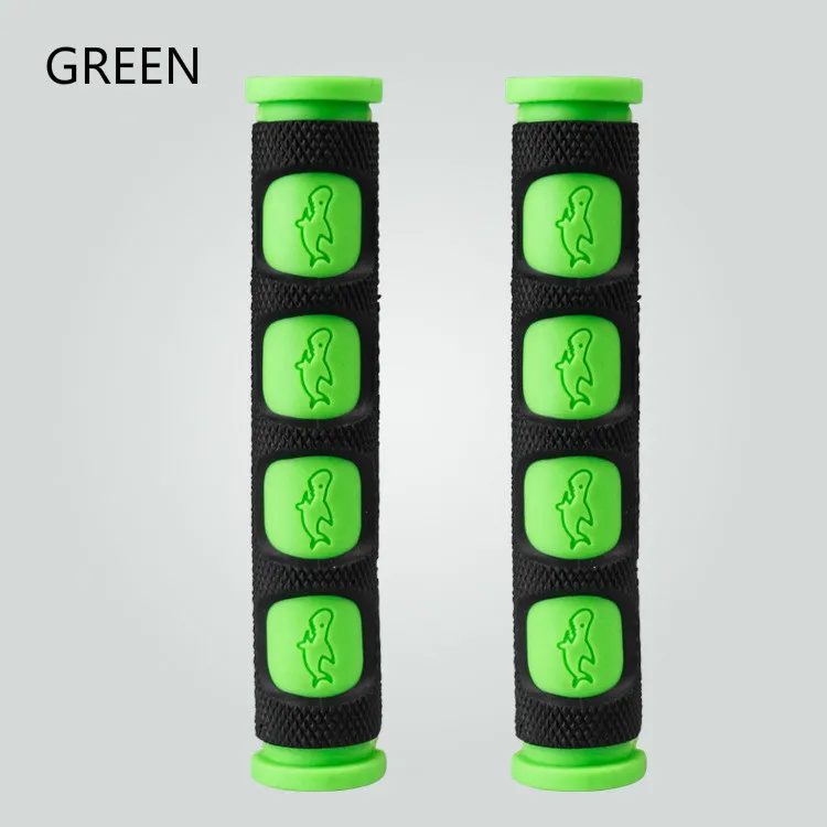 Зеленый Motorcycle Accessories Universal Moto E-bike Scooter Handlebar Moto Horn Corner Handle Slip Rubber Sleeve Handle Brake Grips - Цвет: Зеленый