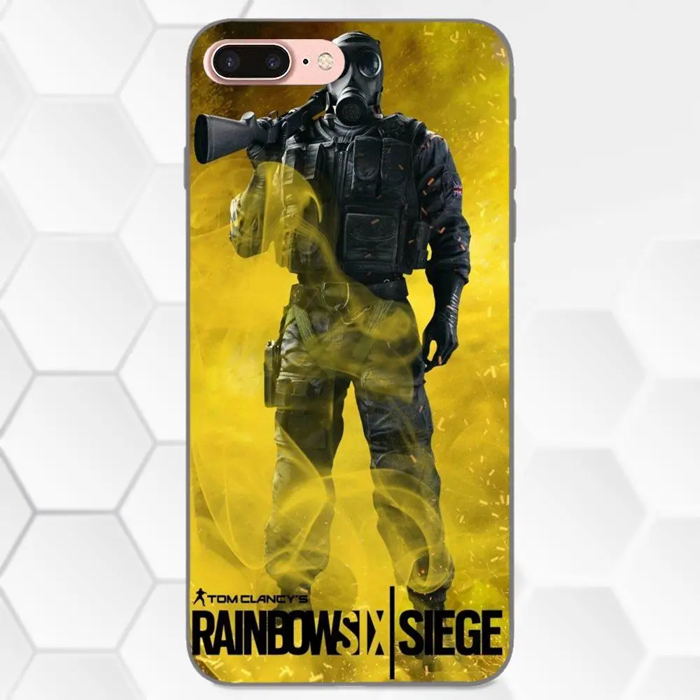 Тонкий чехол для Huawei Y3 Y5 II Y6 Y7 Y9 nova 2 Plus 2S 3i 4 Lite Prime 2017 2018 2019 Rainbow Six Siege|Бамперы| |