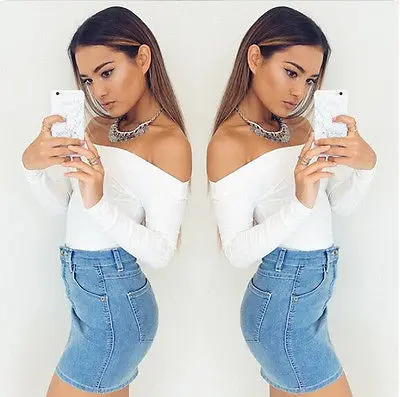 Женский облегающий укороченный топ боди в Корейском стиле модный сексуальный