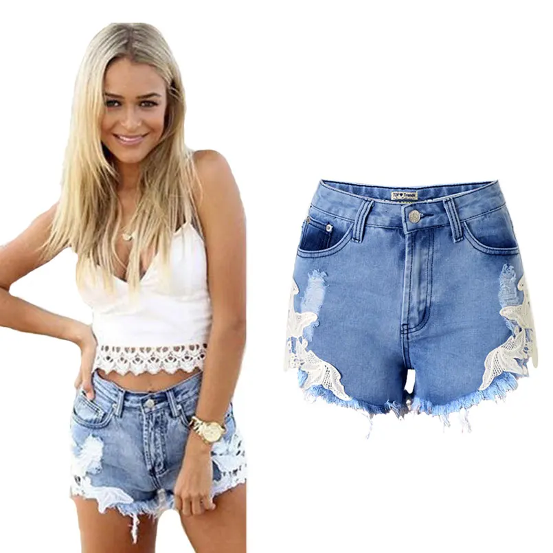 Кружевные пляжные шорты с дырками и кисточками для фитнеса новинка Женские