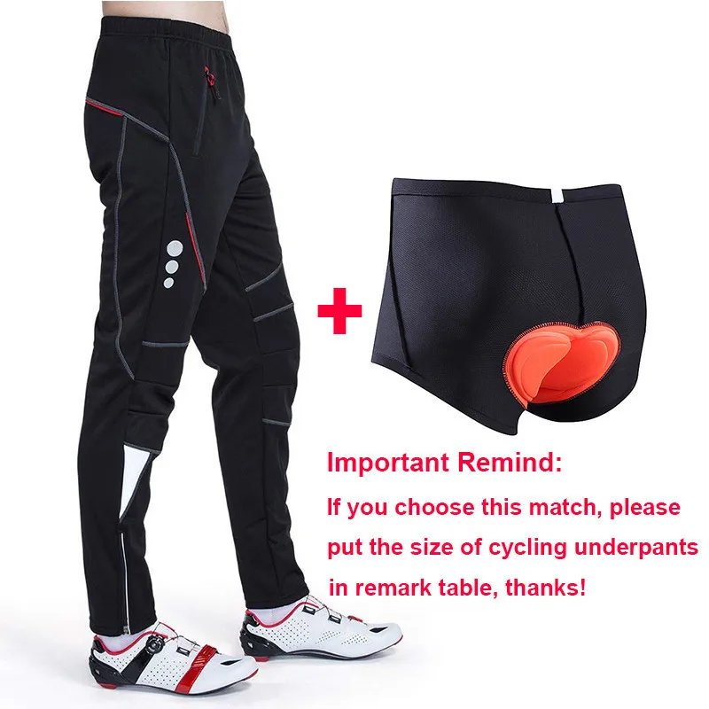 Bike Pants-004-2PCS Мужские зимние велосипедные штаны, светоотражающие велосипедные штаны, флисовые MTB штаны, водонепроницаемые ветрозащитные велосипедные штаны, дышащие уличные брюки - Цвет: Bike Pants-004-2PCS