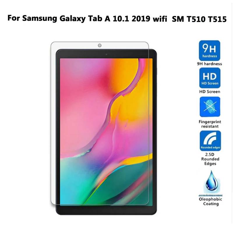 Защитное стекло для Samsung Galaxy Tab A 10.1 2019 T510 T515 SM T515|Защитные экраны планшеов| |