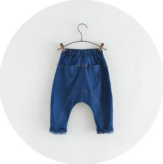 Распродажа! Детские джинсы модные джинсовые брюки для маленьких мальчиков и