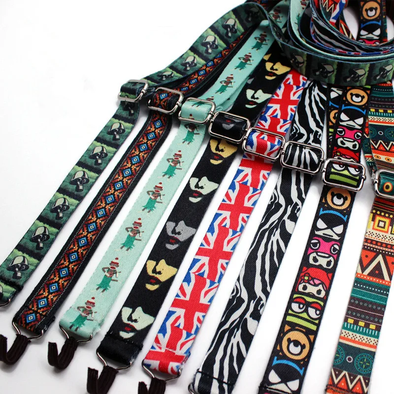 

New Monochrome Ukulele Strap Fits All Size Adjustable Length Ukulele Accessories Colorful With Hook uks04